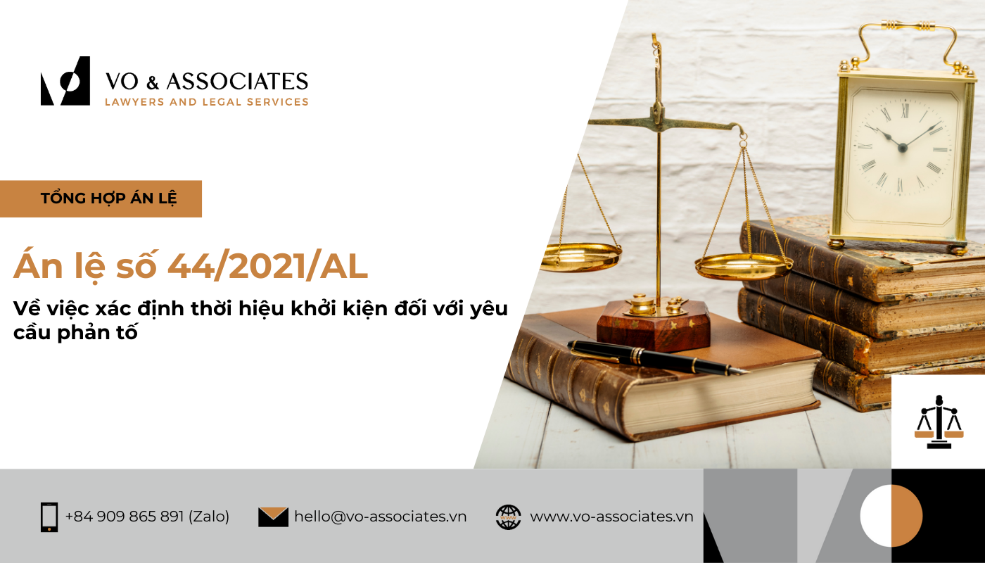 Án lệ số 44/2021/AL về việc xác định thời hiệu khởi kiện đối với yêu cầu phản tố 2 An le so 44 2021 AL ve viec xac dinh thoi hieu khoi kien doi voi yeu cau phan to
