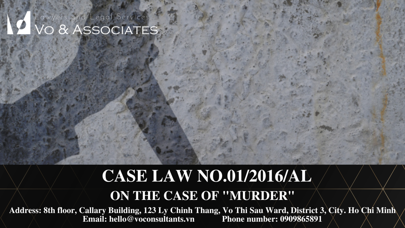 Case law No.01/2016/AL on the case of “murder” 1 Brown Corporate Elegant Law Firm Presentation 41