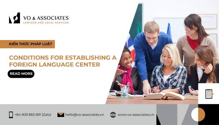 Conditions for establishing a foreign language center