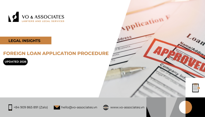 Foreign loan application procedure