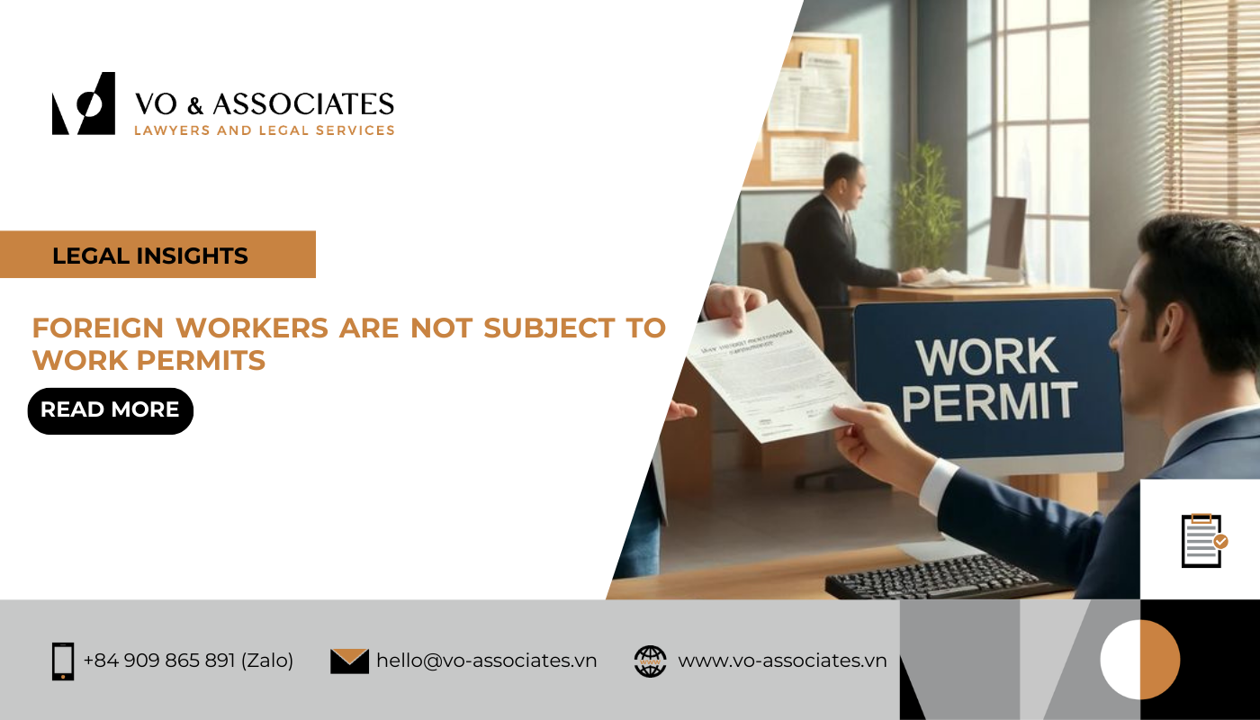 Foreign workers are not subject to work permits