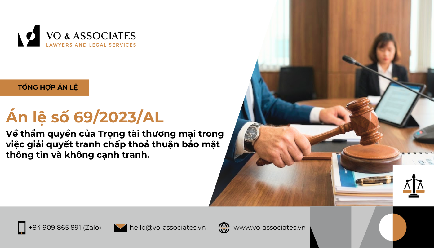 Án lệ số 69/2023/AL về thẩm quyết của Trọng tài thương mại trong giải quyết tranh chấp 1 An le so 69 2023 AL