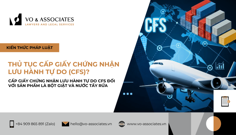 CFS cho bột giặt và nước tẩy rửa